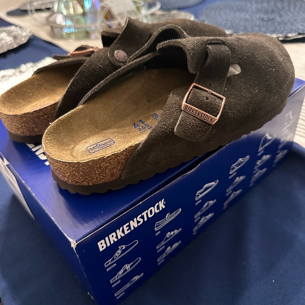 Brand New Gray Birkenstocks